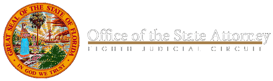 Florida State Seal followed by Eighth judicial circuit